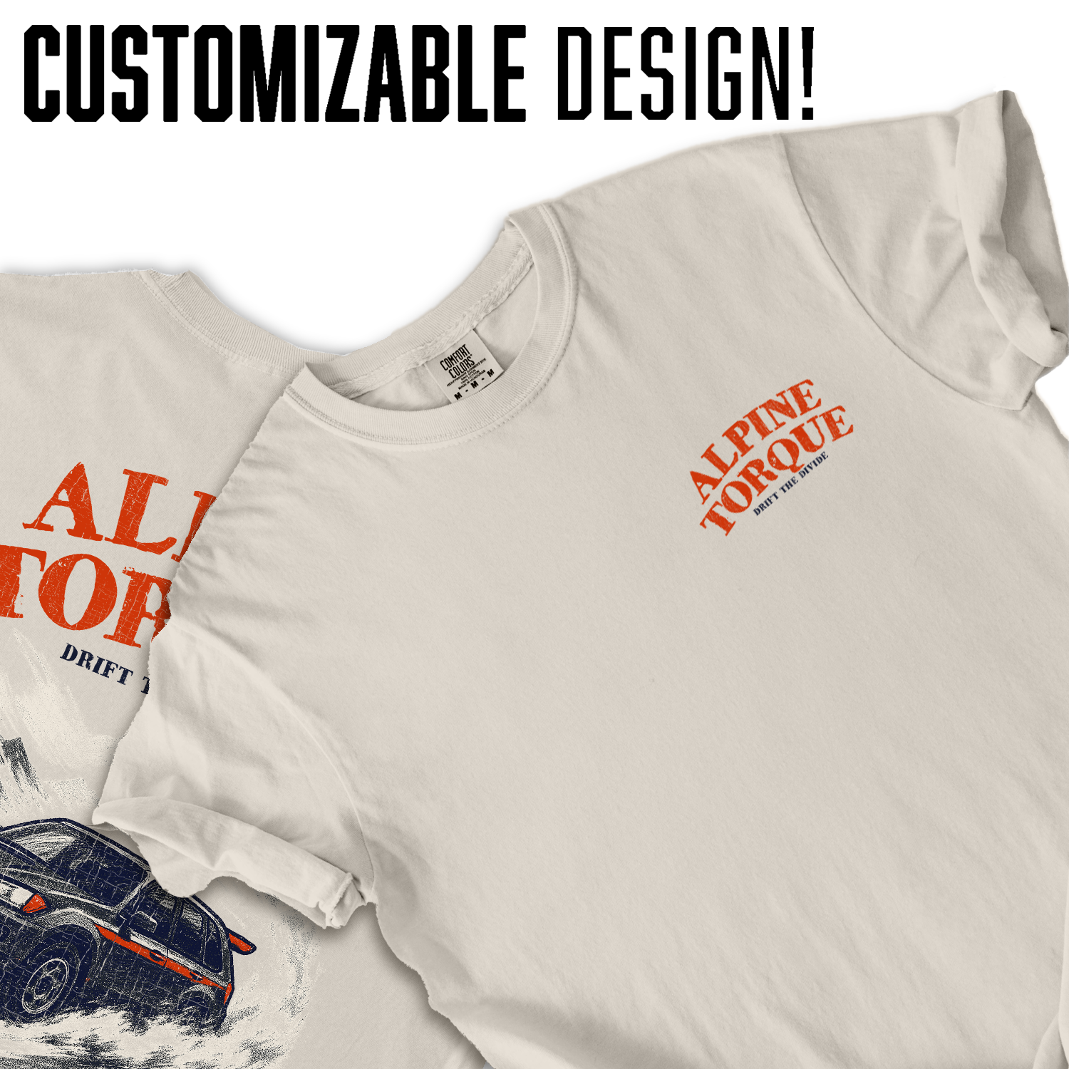 Alpine Torque T-Shirt | Drift Car Mountain Racing Tee | Off-Road Adventure Shirt | Rally Driver Graphic Gift