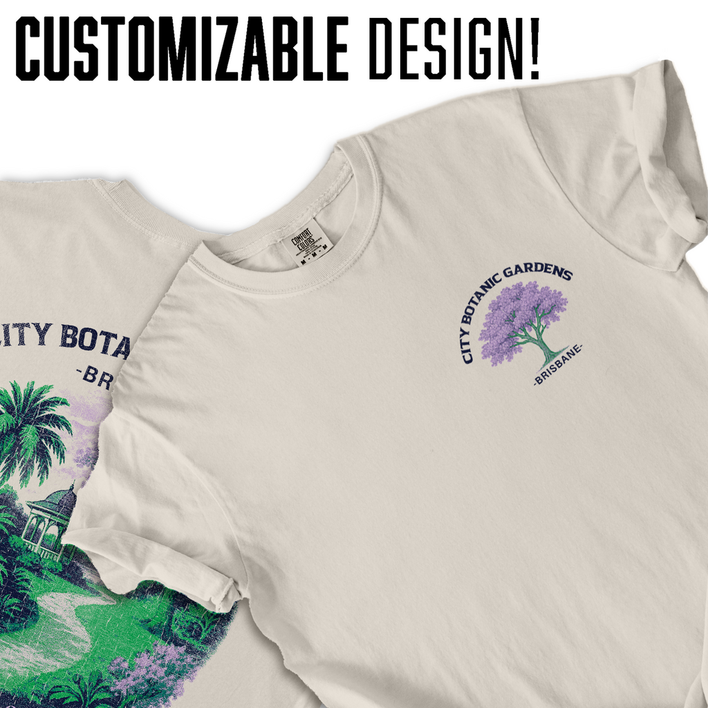 City Botanic Gardens Brisbane T-Shirt | Botanical Garden Tee | Brisbane Australia Travel Souvenir Shirt