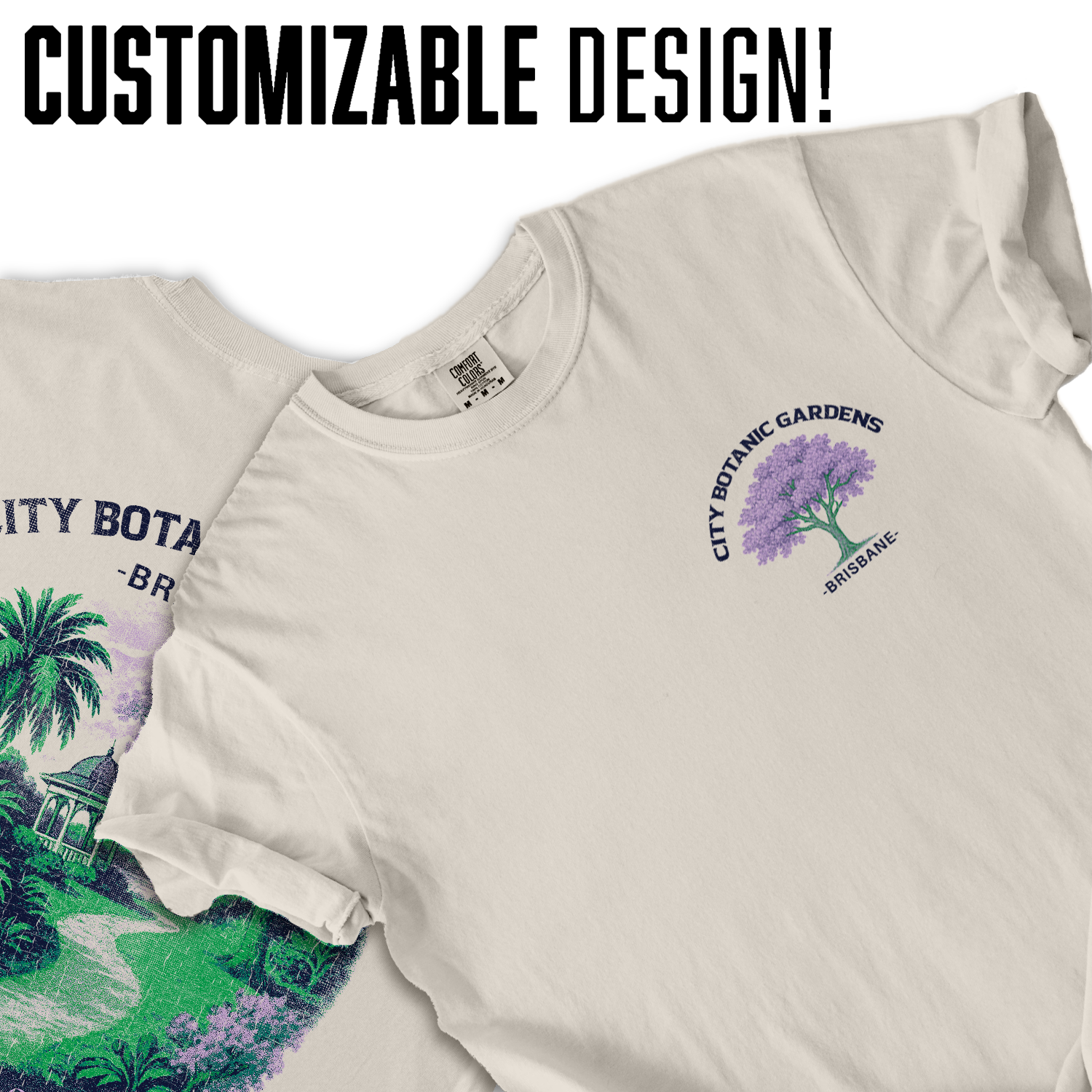 City Botanic Gardens Brisbane T-Shirt | Botanical Garden Tee | Brisbane Australia Travel Souvenir Shirt