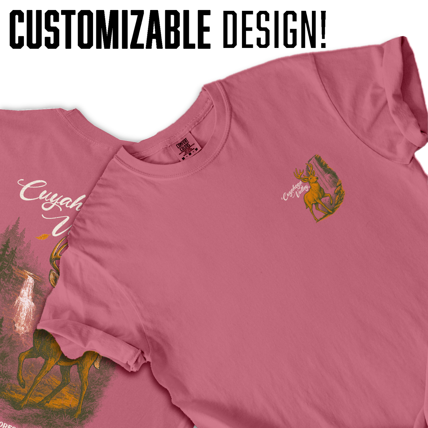 Cuyahoga Valley Ohio T-Shirt | Deer Forest Graphic Tee | National Park Souvenir Shirt | Where the Forest Whispers Top