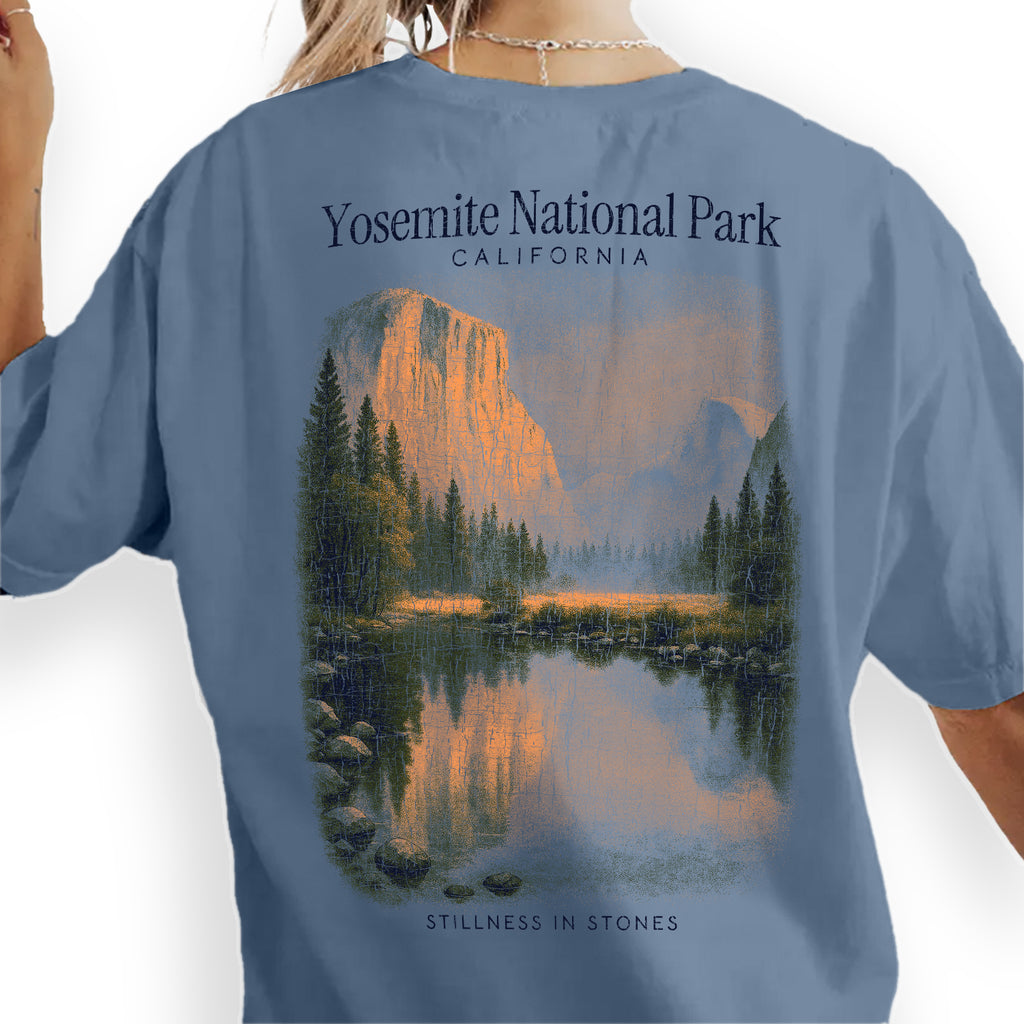Yosemite National Park T-Shirt Vintage California Nature Tee | El Capitan Scenic Souvenir Shirt | Yosemite Travel Graphic