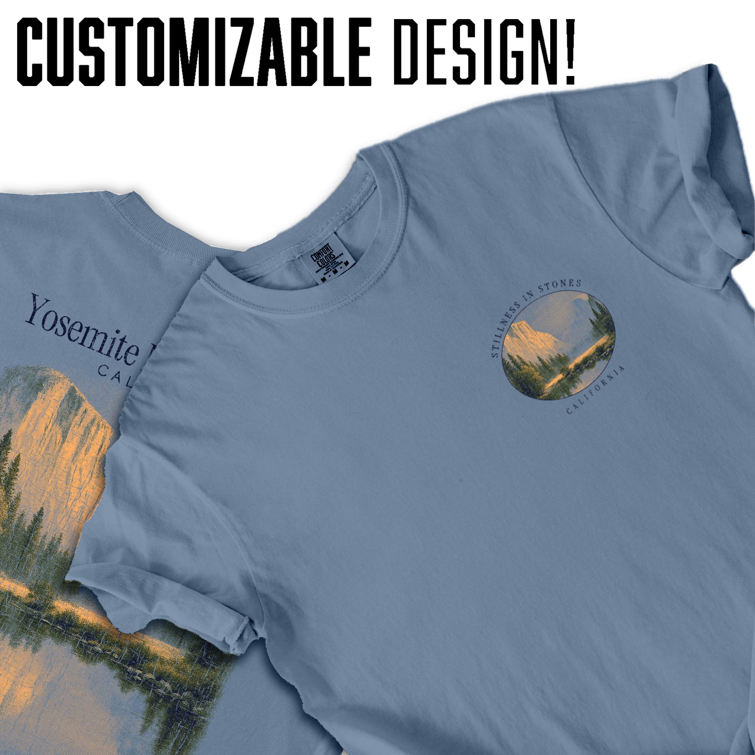 Yosemite National Park T-Shirt Vintage California Nature Tee | El Capitan Scenic Souvenir Shirt | Yosemite Travel Graphic