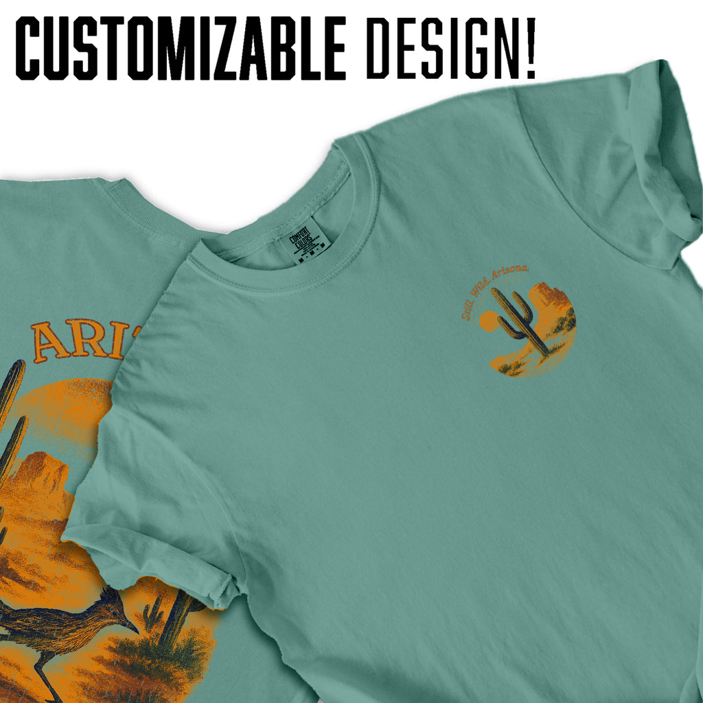 Still Wild Arizona Desert T-Shirt, Vintage Roadrunner Tee, Southwest Souvenir Shirt, Western Graphic Top