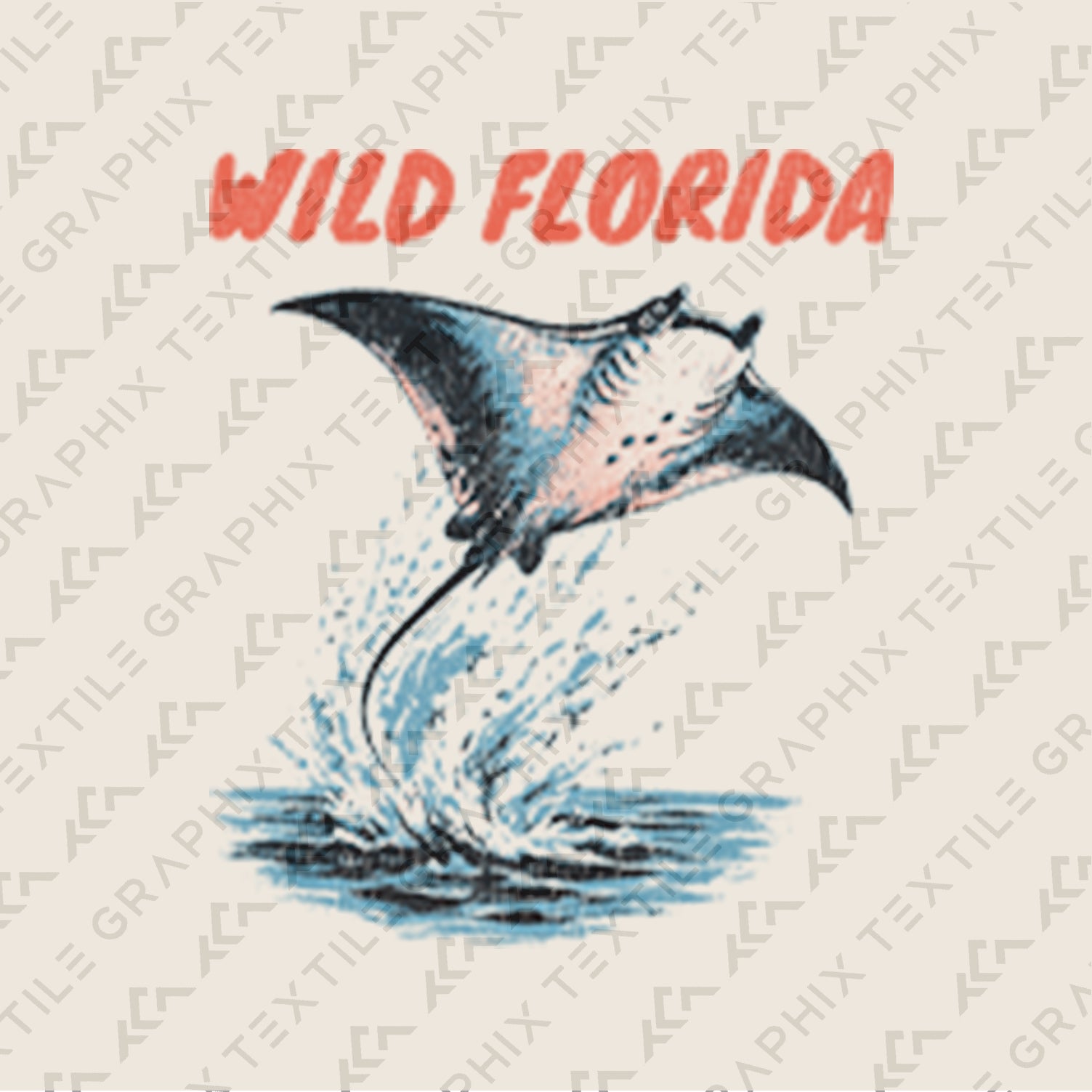 Wild Florida Stingray T-Shirt Vintage Ocean Wildlife Tee Coastal Sunset Beach Graphic Summer Shirt