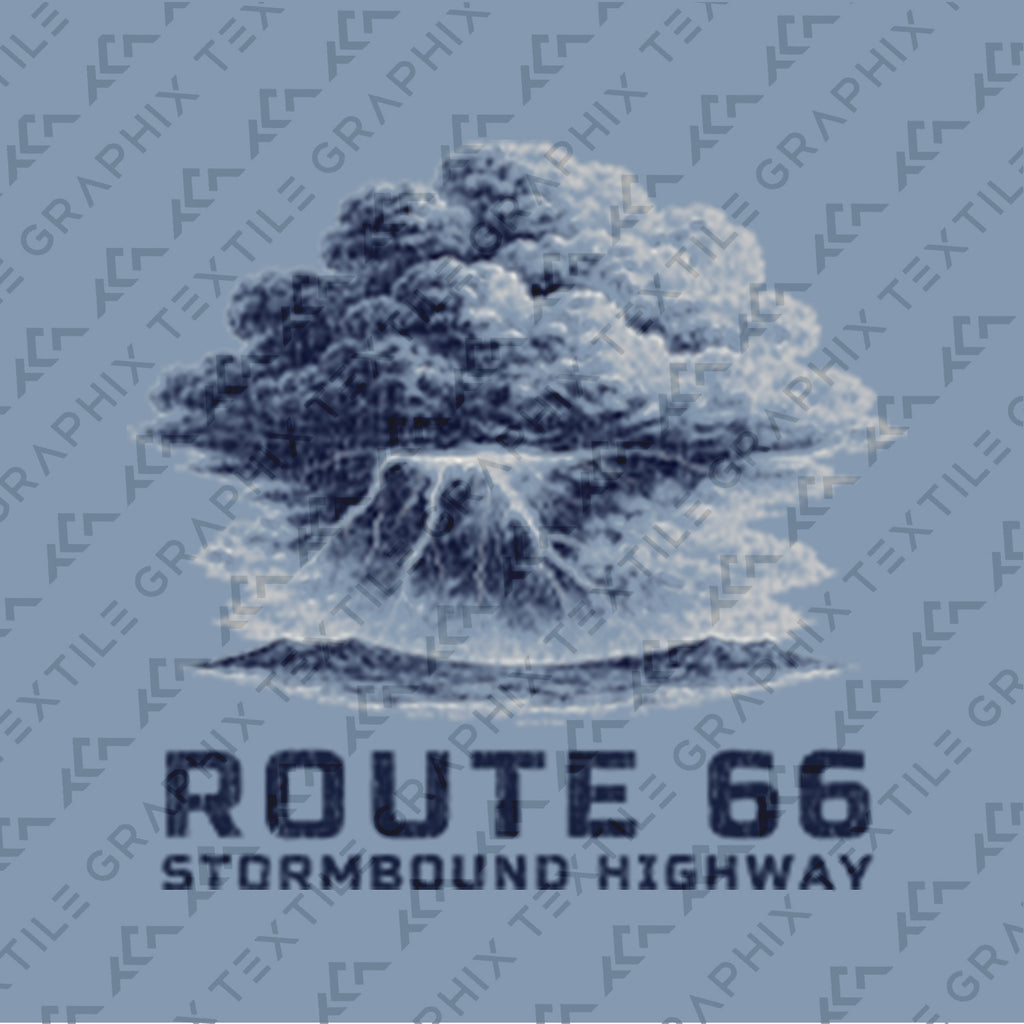 Route 66 Storm Shirt, Vintage Highway Tee, Road Trip T-Shirt, Lightning Storm Graphic, Retro Travel Desert Road Tee