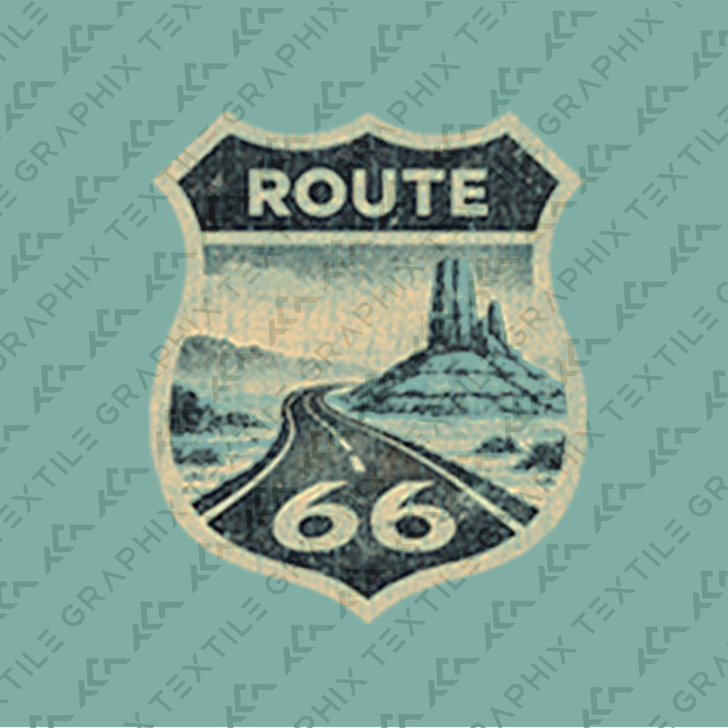 Route 66 Desert Landscape Shirt, Vintage Road Trip Tee, Americana Highway T-Shirt, Scenic Desert Graphic, Retro Travel Tee