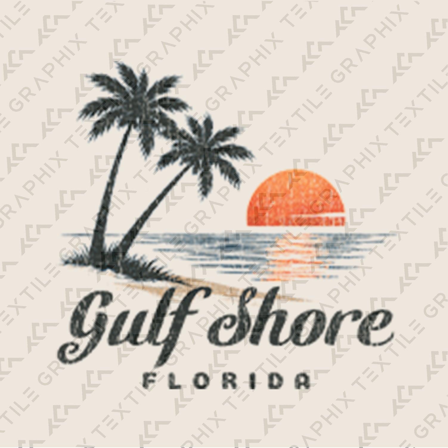 Gulf Shore Florida Sunset T-Shirt, Vintage Beach Palm Tree Tee, Coastal Ocean Graphic Shirt, Summer Vacation Tee