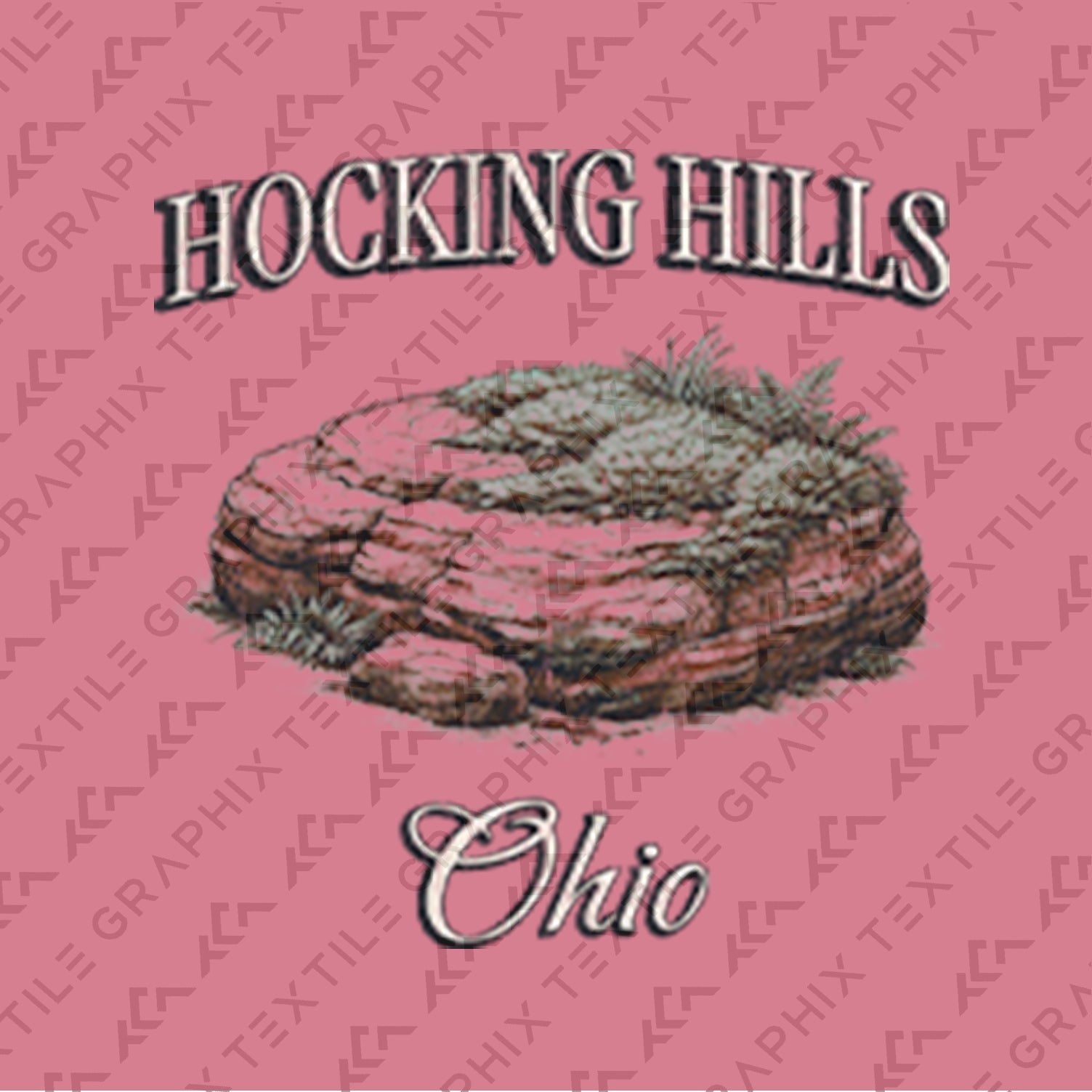 Hocking Hills Ohio Waterfall T-Shirt, Vintage Nature Hiking Tee, Hocking Hills State Park Shirt, Ohio Travel Souvenir