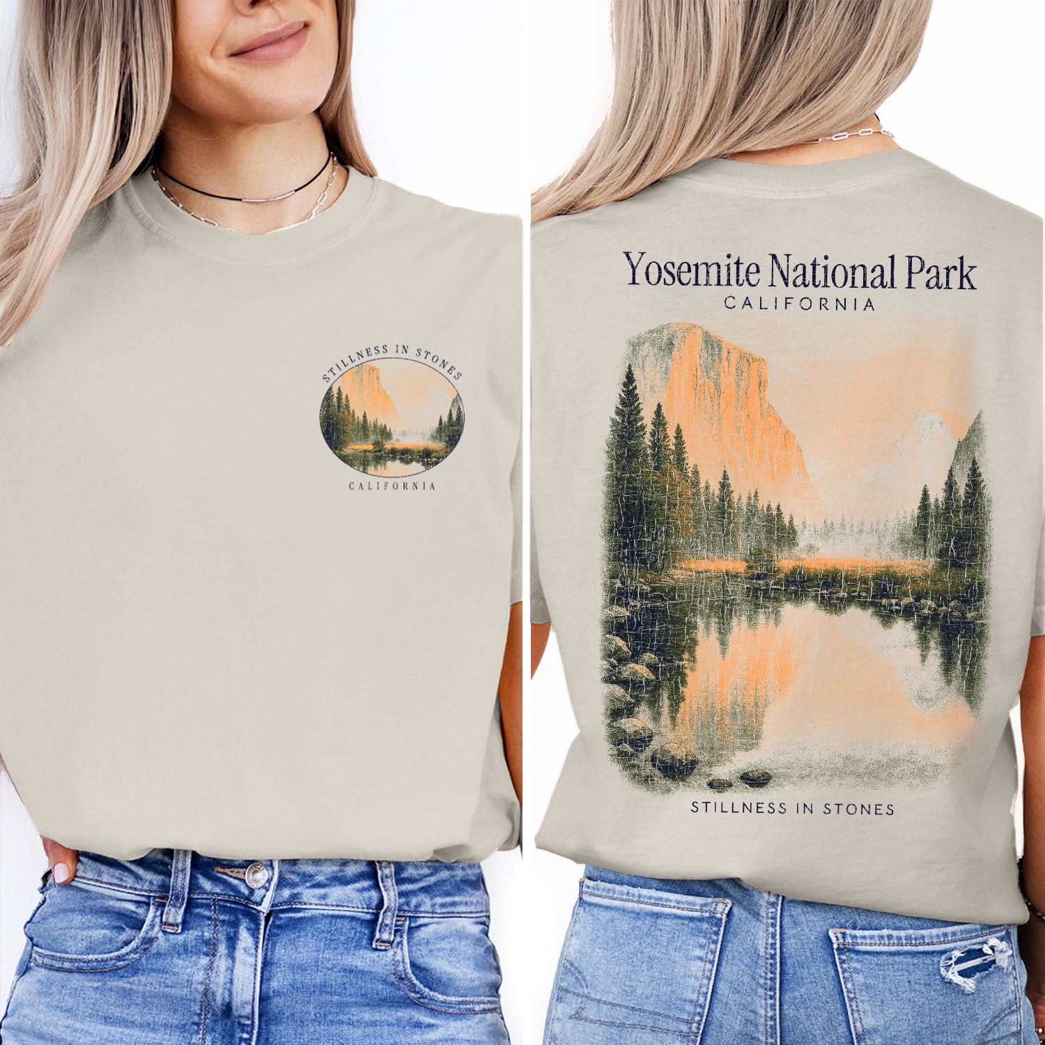 Yosemite National Park T-Shirt Vintage California Nature Tee | El Capitan Scenic Souvenir Shirt | Yosemite Travel Graphic
