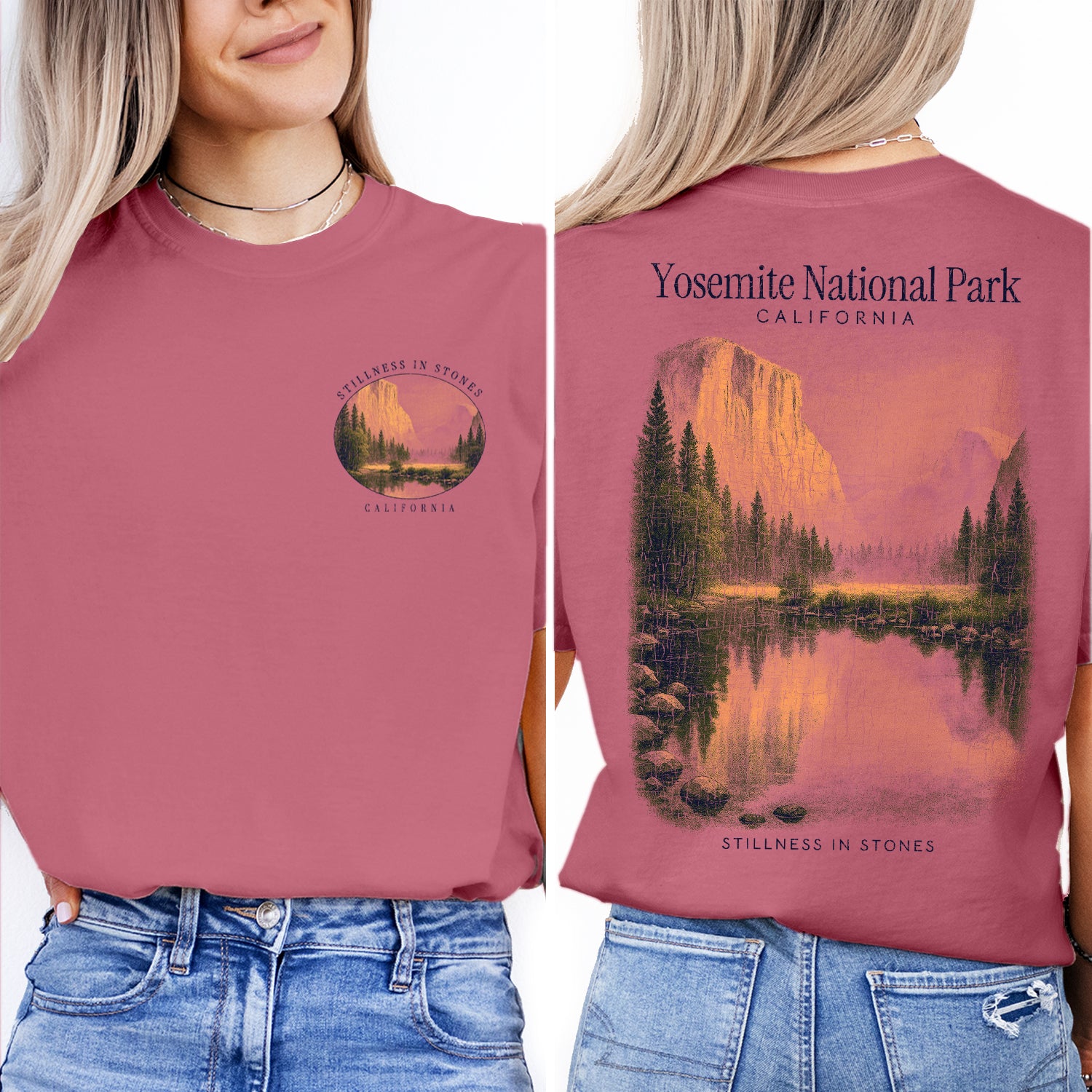 Yosemite National Park T-Shirt Vintage California Nature Tee | El Capitan Scenic Souvenir Shirt | Yosemite Travel Graphic