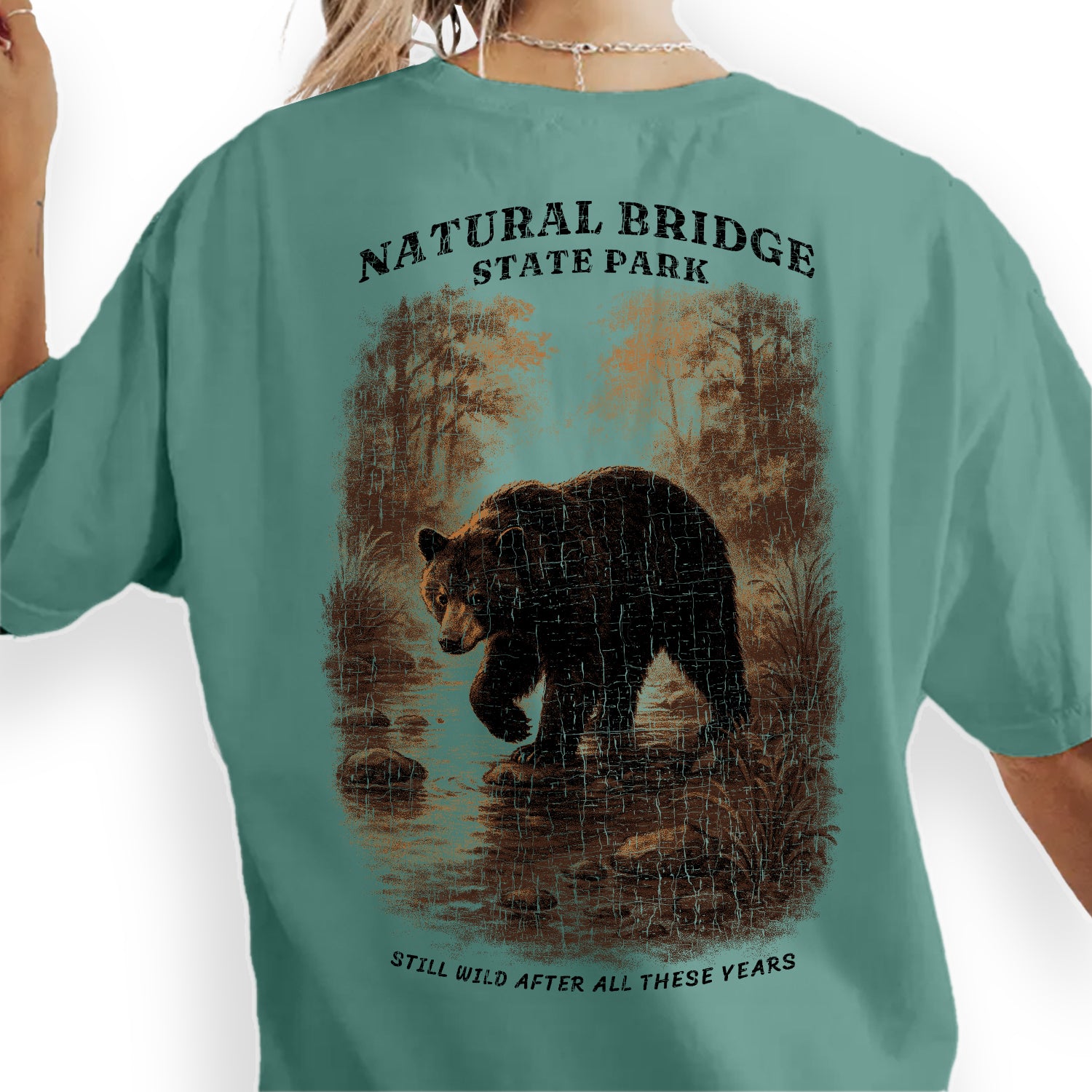 Natural Bridge State Park Bear T-Shirt – Still Wild After All These Years, Wildlife Nature Souvenir, Outdoor Adventure Tee