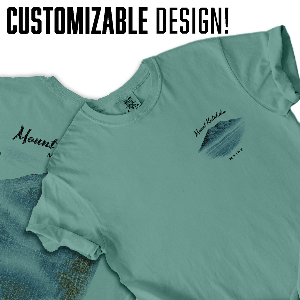 Mount Katahdin Maine T-Shirt – The Heart of the Wilderness Mountain Tee, Nature Souvenir Gift, Hiking Adventure Shirt