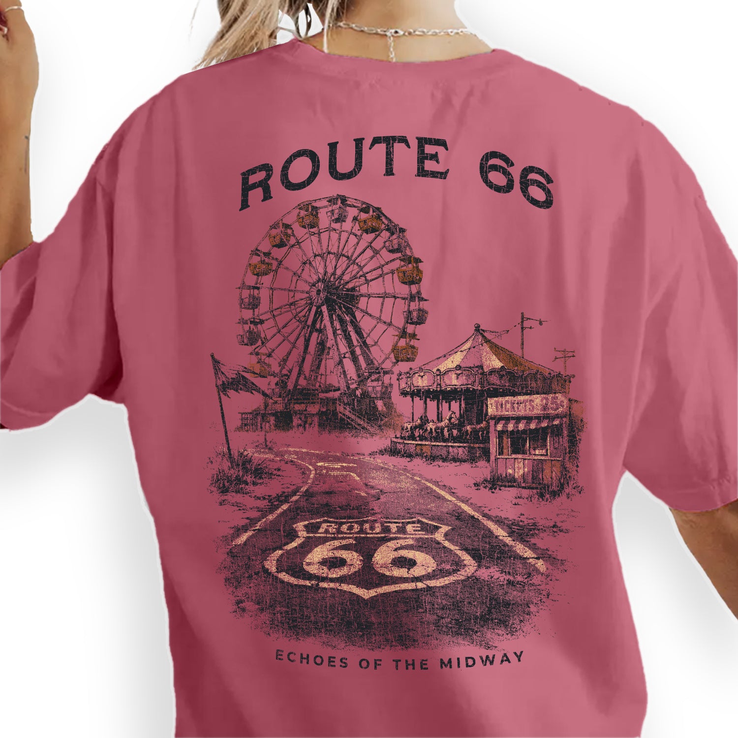 Route 66 Shirt Vintage Road Trip Tee, Retro Highway Graphic T-Shirt, Americana Travel Tee, Classic Route 66 Gift