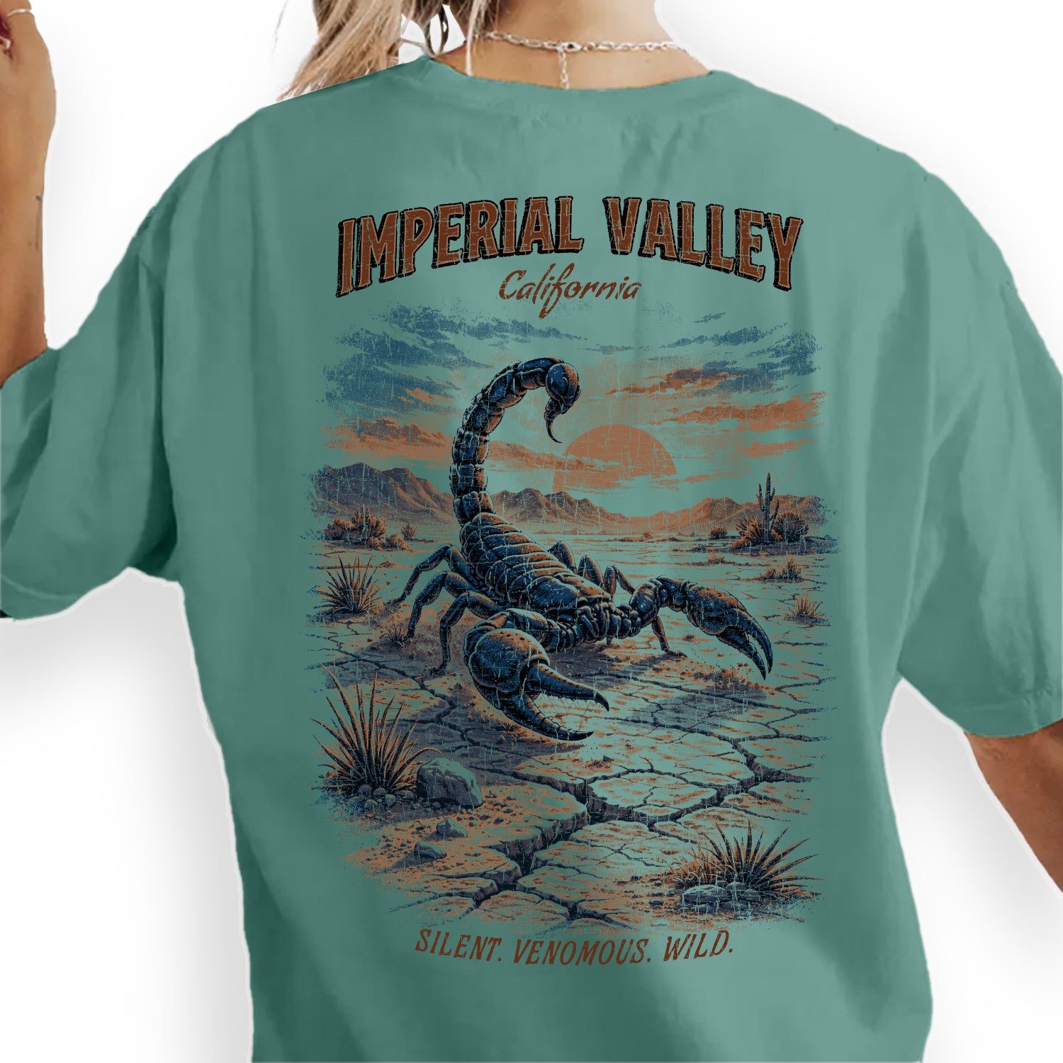 Imperial Valley California T-Shirt Vintage Desert Scorpion Tee | Southwest Travel Souvenir Shirt | Wild Western Graphic