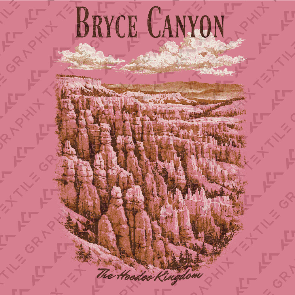 Bryce Canyon National Park Shirt, Utah Travel Tee, Hoodoo Kingdom Vintage Landscape T-Shirt, Hiking Souvenir Gift for Nature Lovers