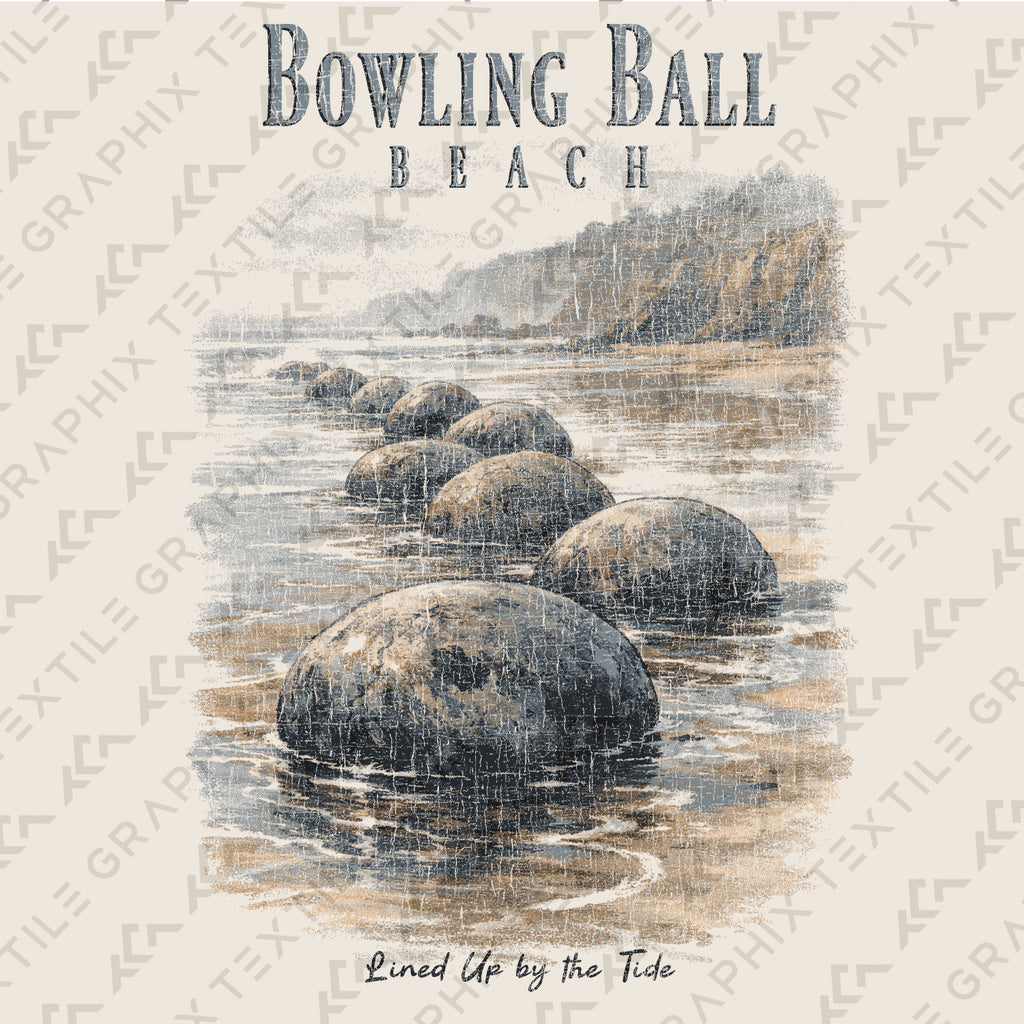 Bowling Ball Beach Shirt, California Coast Tee, Unique Rock Formation T-Shirt, Coastal Travel Graphic Tee, Beach Lover Gift