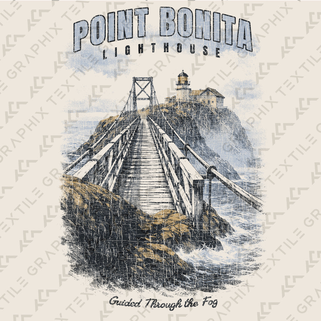 Point Bonita Lighthouse Shirt, California Coastal Tee, San Francisco Bay T-Shirt, Vintage Lighthouse Graphic Tee, Ocean Travel Gift