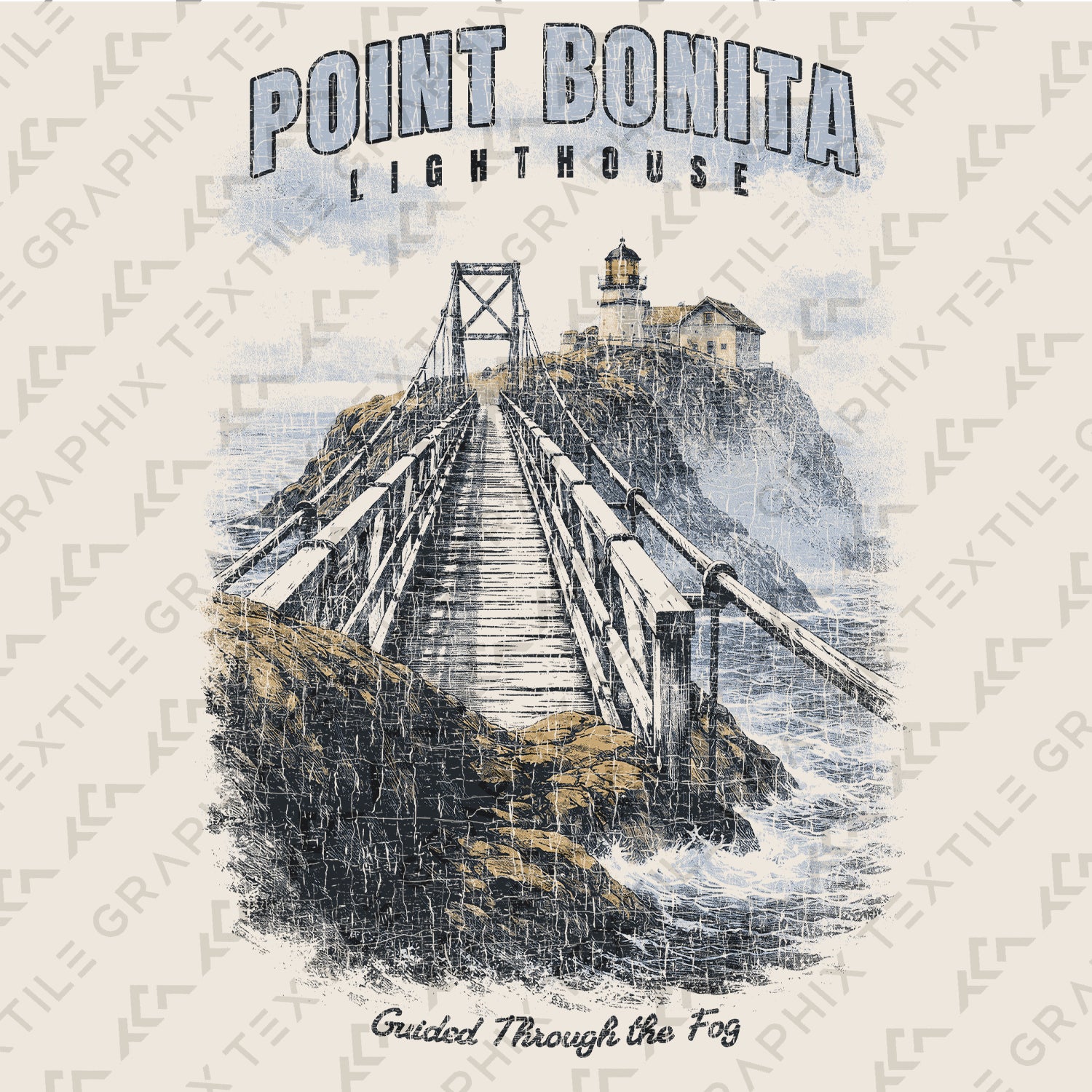 Point Bonita Lighthouse Shirt, California Coastal Tee, San Francisco Bay T-Shirt, Vintage Lighthouse Graphic Tee, Ocean Travel Gift