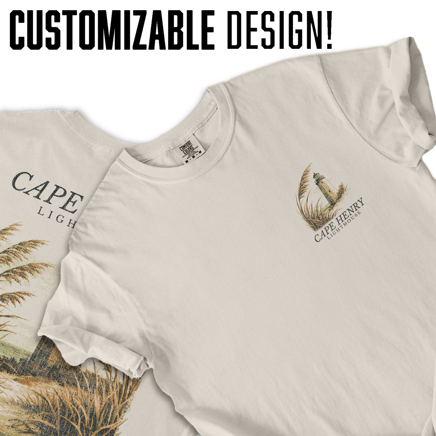 Cape Henry Lighthouse Shirt, Virginia Beach Tee, Coastal Lighthouse T-Shirt, Vintage Nautical Graphic Tee, Beach Lover Gift