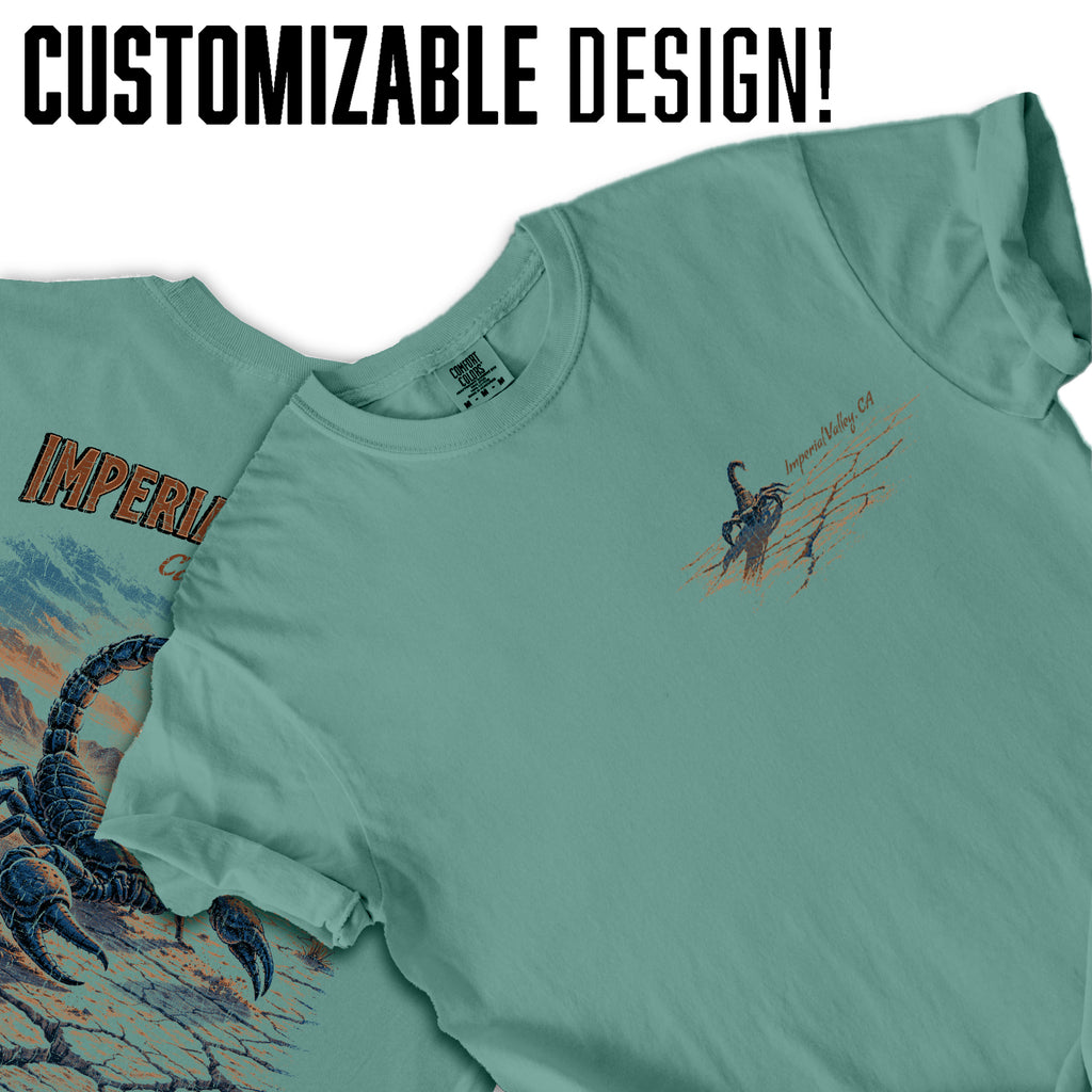Imperial Valley California T-Shirt Vintage Desert Scorpion Tee | Southwest Travel Souvenir Shirt | Wild Western Graphic