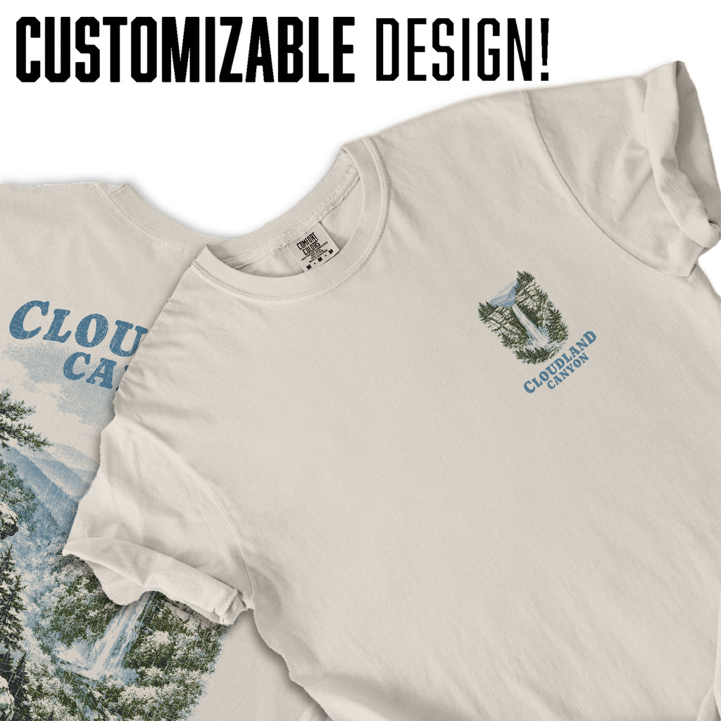 Cloudland Canyon Georgia T-Shirt, Waterfall Hiking Tee, Georgia State Park Shirt, Scenic Canyon Travel Tee, Nature Lover Gift