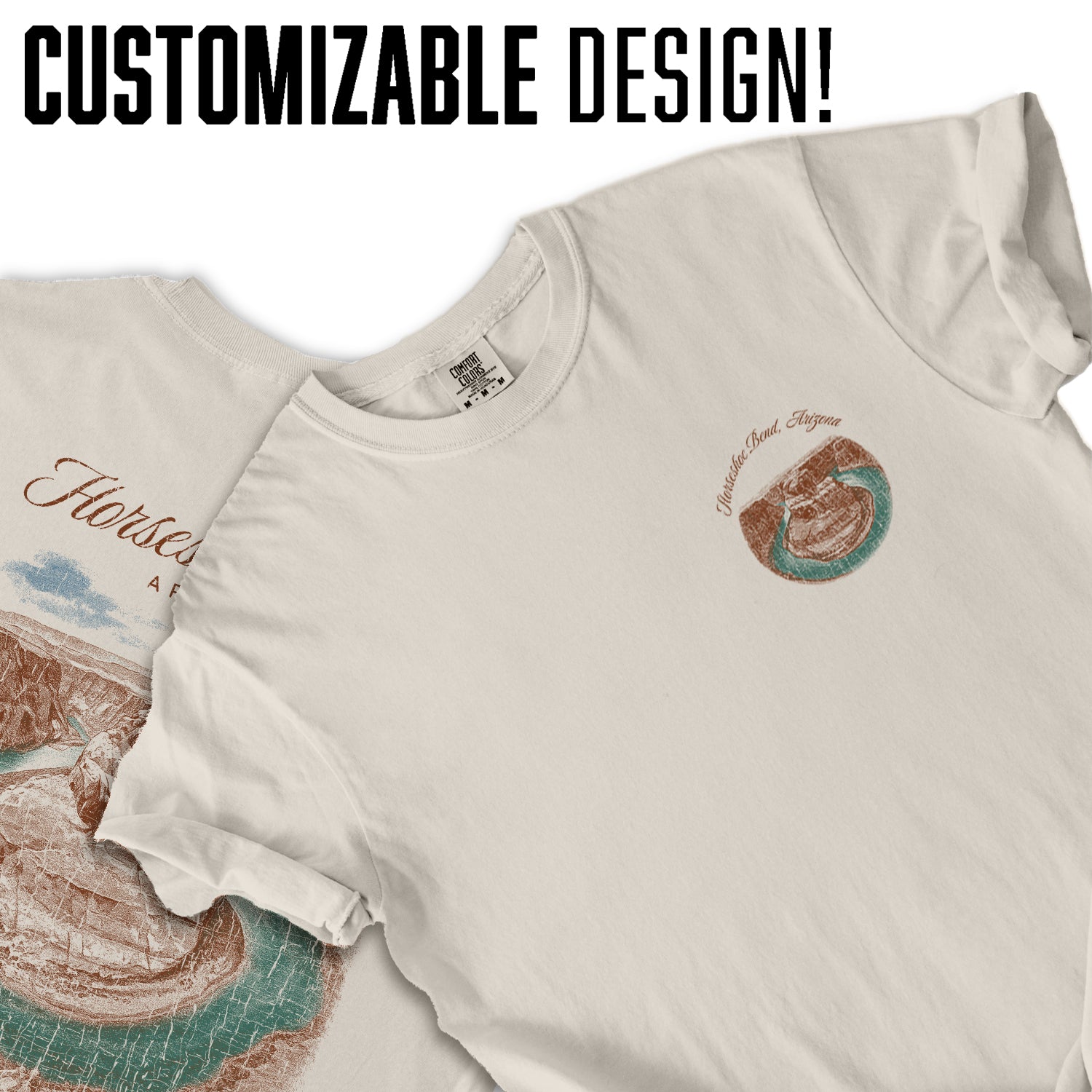 Horseshoe Bend Arizona T-Shirt Vintage Canyon River Tee | Arizona Travel Souvenir Shirt | Desert Landscape Graphic