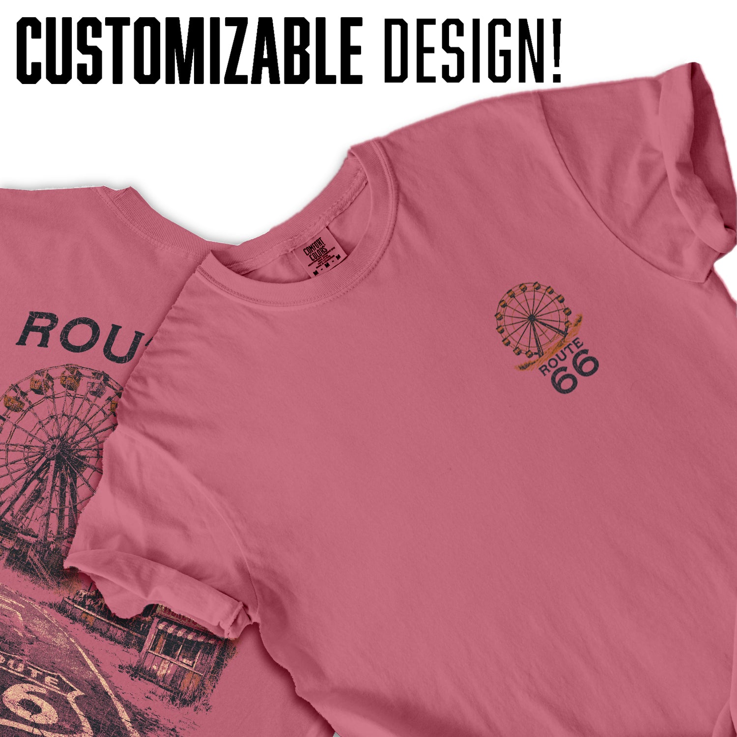 Route 66 Shirt Vintage Road Trip Tee, Retro Highway Graphic T-Shirt, Americana Travel Tee, Classic Route 66 Gift