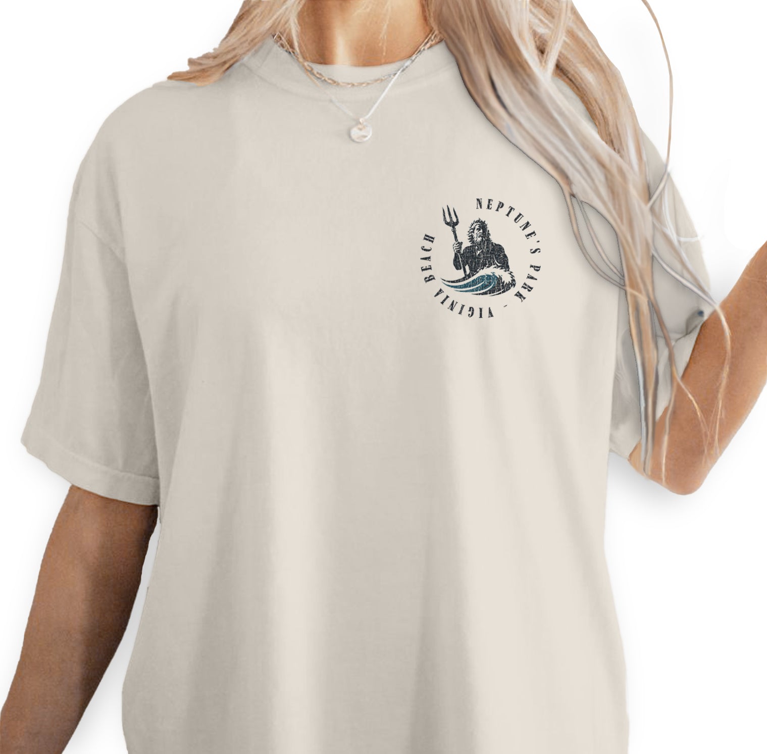 Neptune's Park Virginia Beach Shirt, King Neptune Statue Tee, Coastal Graphic T-Shirt, Nautical Beach Tee, Virginia Beach Gift