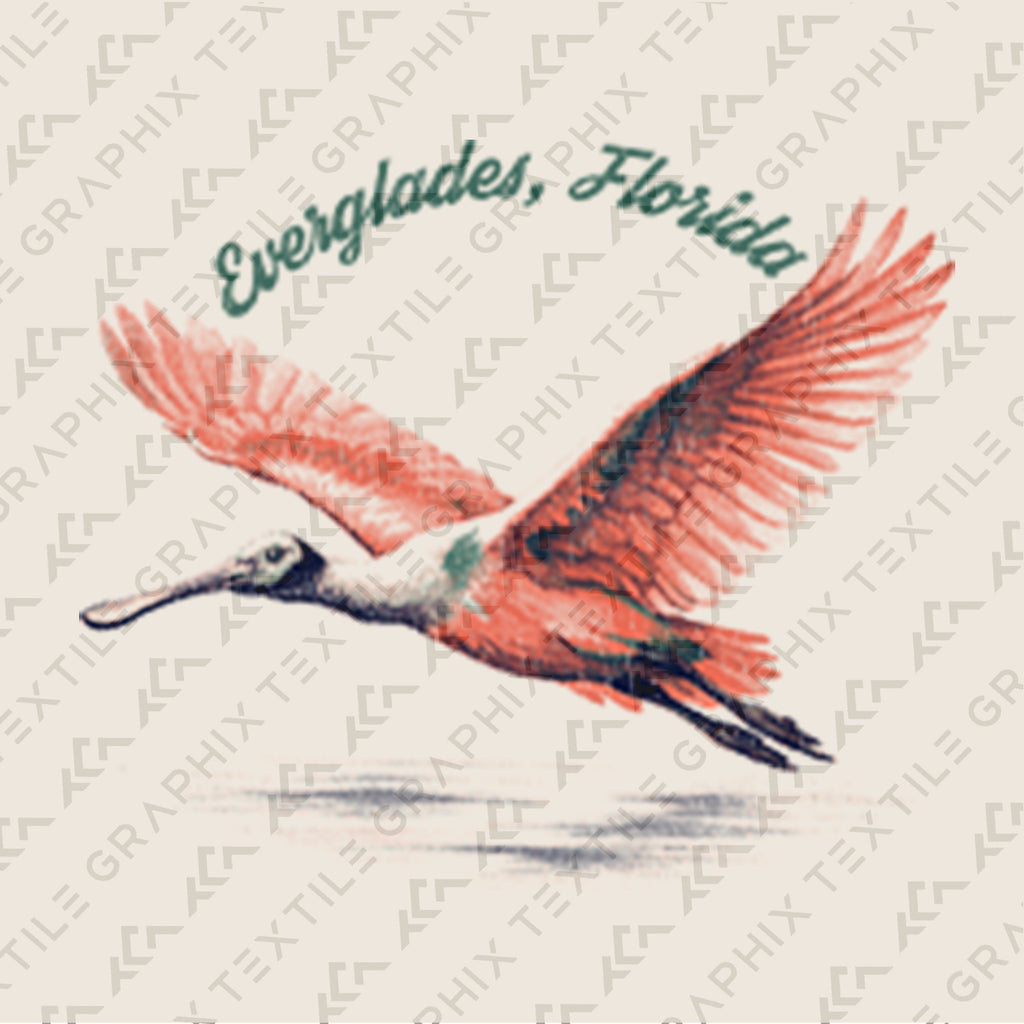 Everglades Florida T-Shirt Vintage Wildlife Bird Tee | Florida Travel Souvenir Shirt | National Park Nature Gift