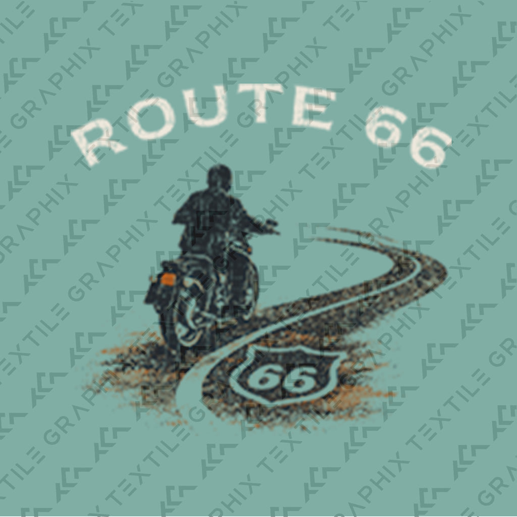 Route 66 Motorcycle T-Shirt, Vintage Biker Road Trip Tee, Retro Desert Highway Shirt, Route 66 Graphic Tee, Rider Gift