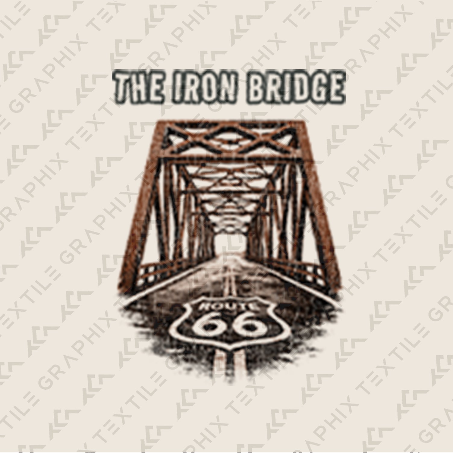 Route 66 Iron Bridge T-Shirt, Vintage Highway Bridge Tee, Mother Road Travel Shirt, Classic Road Trip Graphic Tee