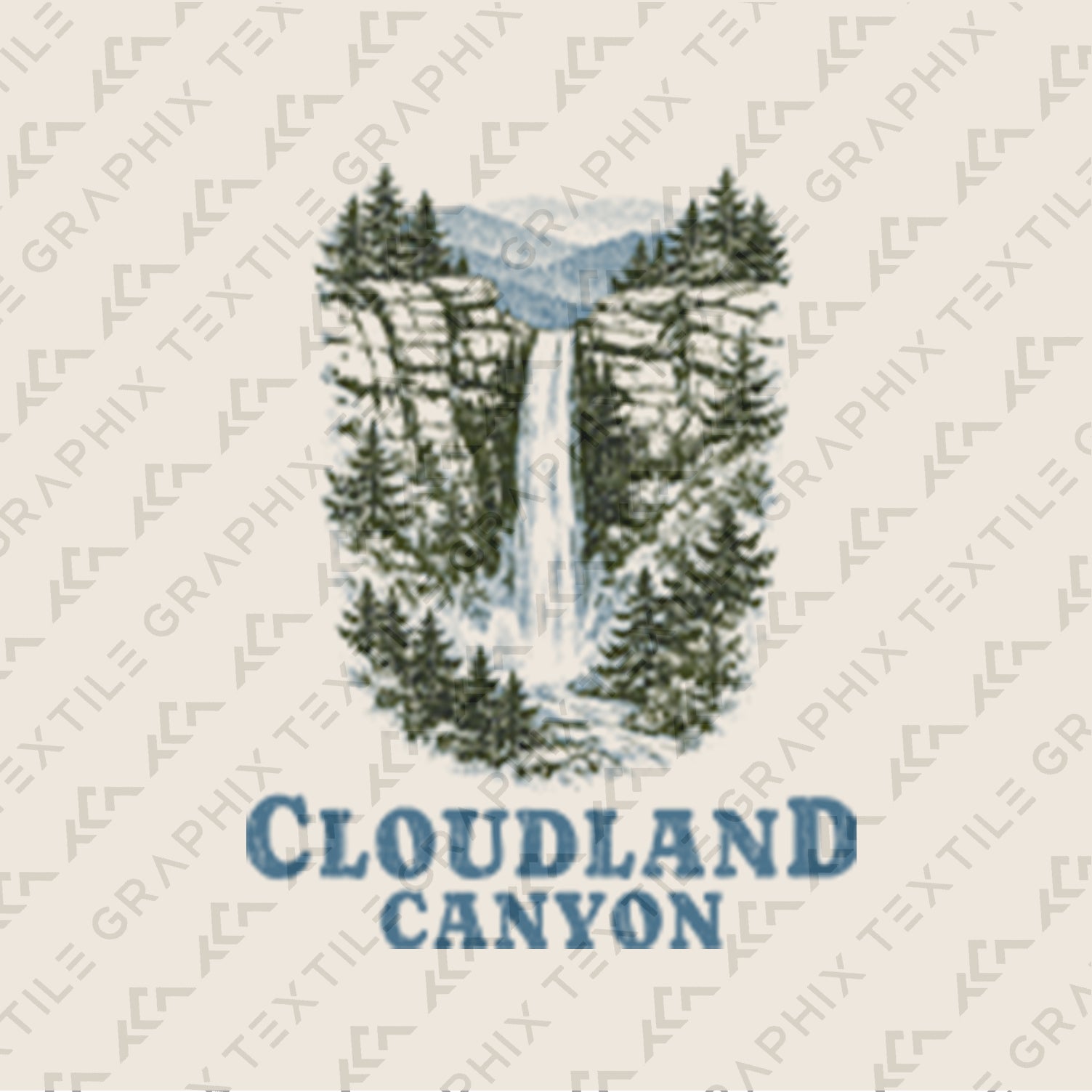 Cloudland Canyon Georgia T-Shirt, Waterfall Hiking Tee, Georgia State Park Shirt, Scenic Canyon Travel Tee, Nature Lover Gift