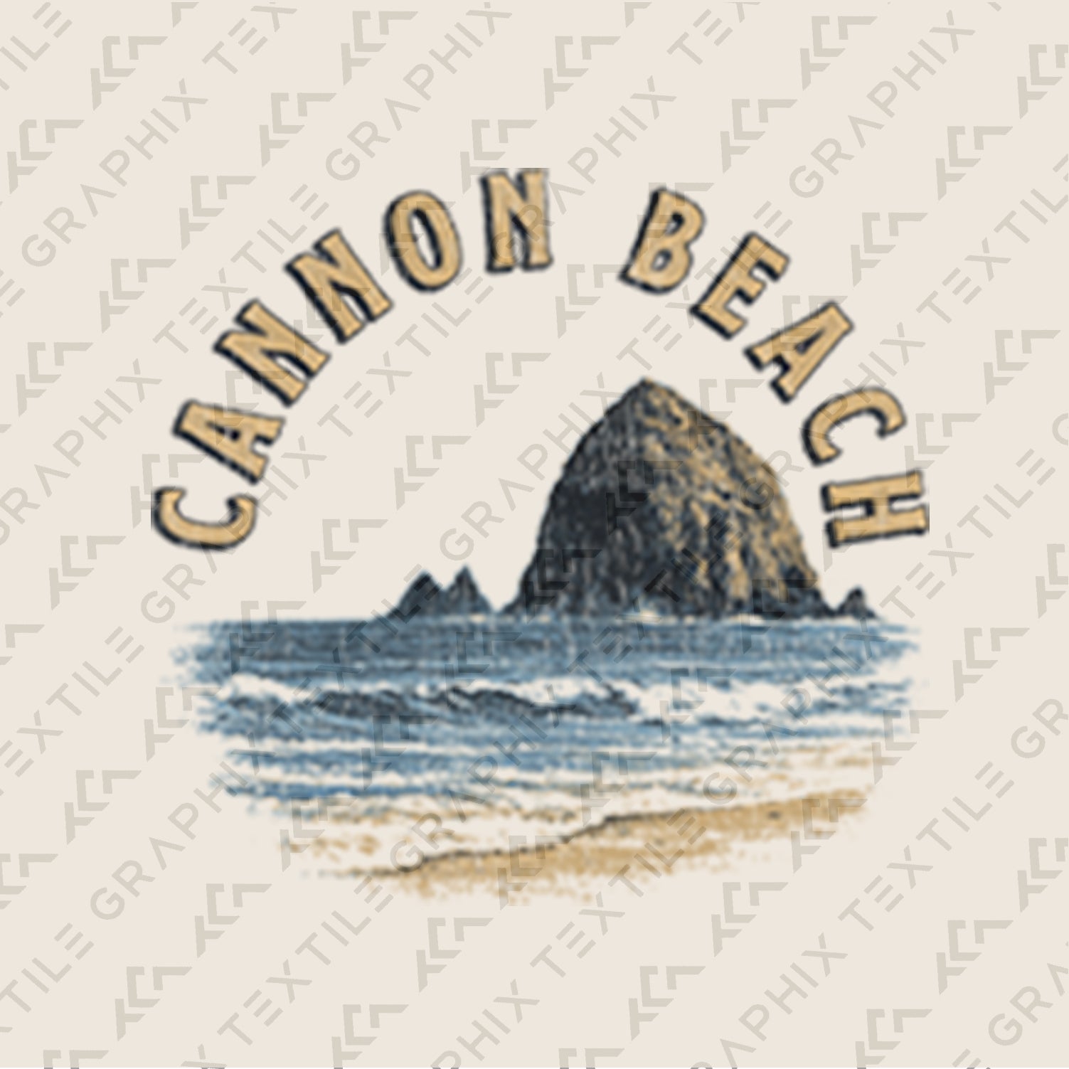 Cannon Beach Oregon Shirt, Haystack Rock Wave Tee, Vintage Coastal Graphic T-Shirt, Pacific Northwest Beach Gift, Seagull Ocean Tee
