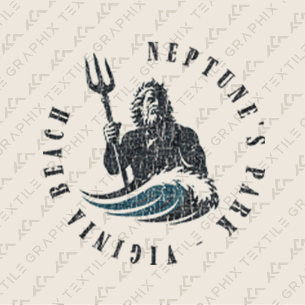 Neptune's Park Virginia Beach Shirt, King Neptune Statue Tee, Coastal Graphic T-Shirt, Nautical Beach Tee, Virginia Beach Gift
