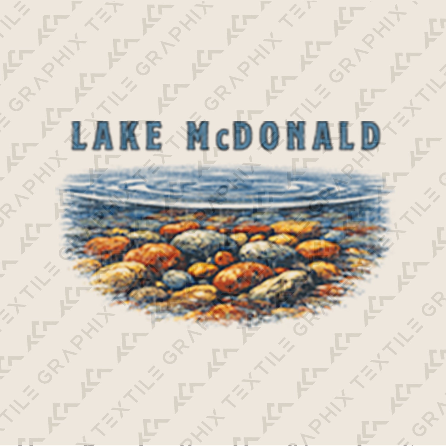 Lake McDonald Glacier National Park T-Shirt, Montana Travel Tee, Scenic Mountain Lake Shirt, Nature Lover Gift, Vintage Park Graphic