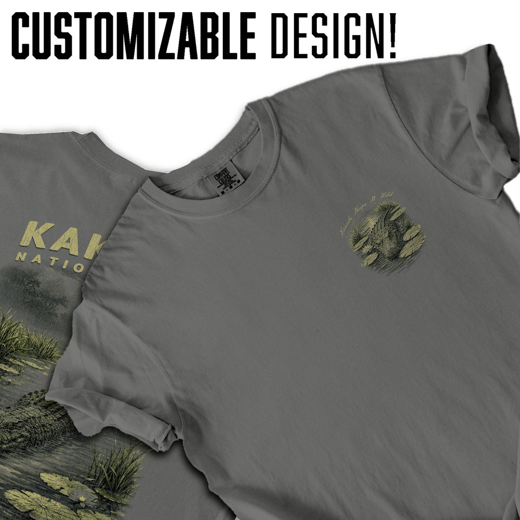 Kakadu National Park T-Shirt Vintage Crocodile Wildlife Tee | Australia Travel Souvenir Shirt | Nature Lover Gift