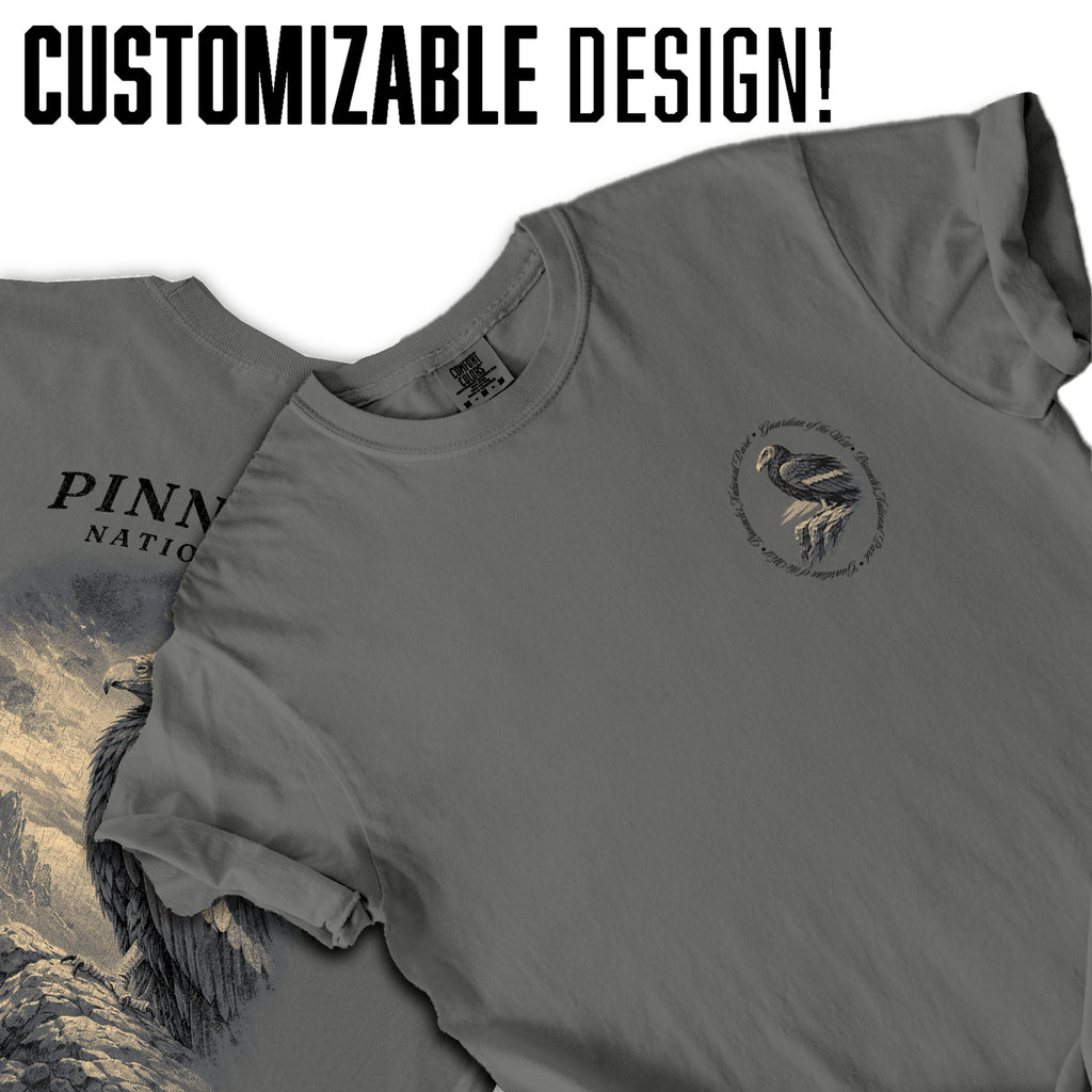 Pinnacles National Park Shirt, California Condor Tee, Vintage National Park Graphic T-Shirt, Guardian of the West