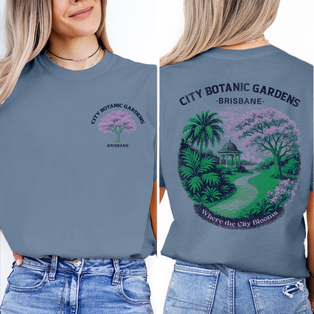 City Botanic Gardens Brisbane T-Shirt | Botanical Garden Tee | Brisbane Australia Travel Souvenir Shirt