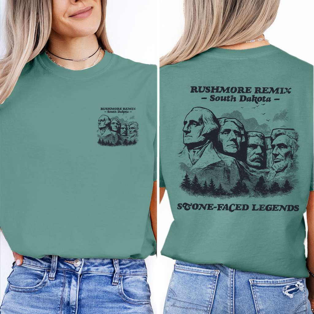 Mount Rushmore T-Shirt | South Dakota Souvenir Tee | Vintage Presidents Graphic Shirt | Scenic Black Hills Travel Gift