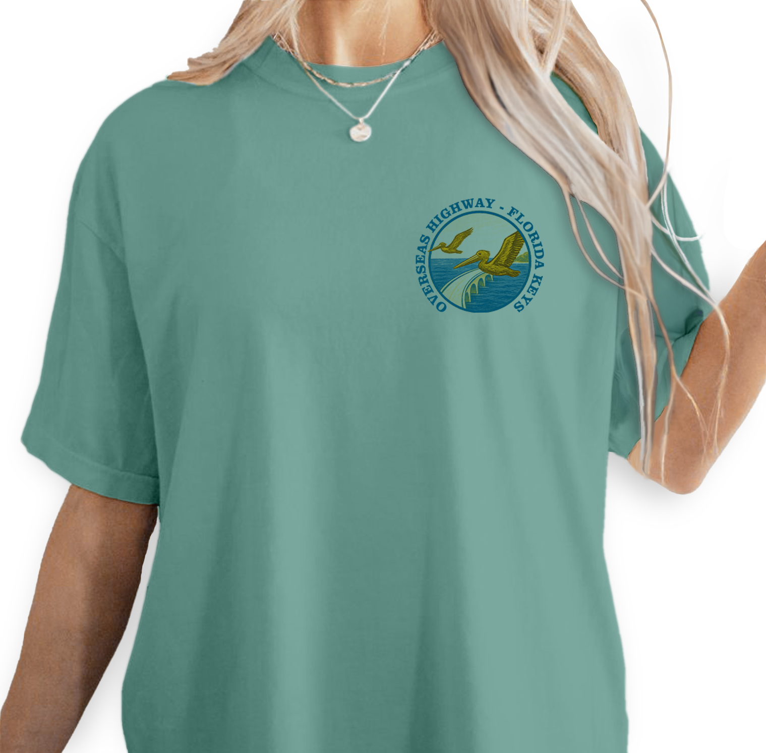 Overseas Highway Florida Keys T-Shirt | Vintage Coastal Bridge Graphic Tee | Island Vacation Souvenir Shirt