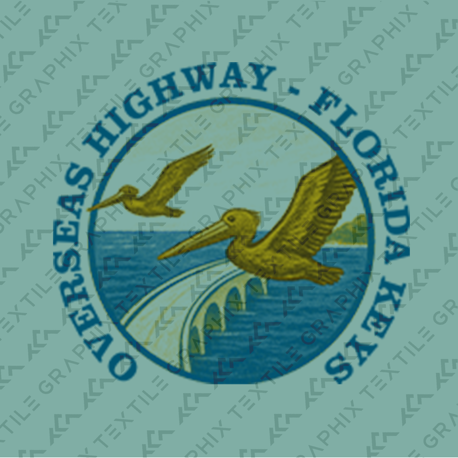 Overseas Highway Florida Keys T-Shirt | Vintage Coastal Bridge Graphic Tee | Island Vacation Souvenir Shirt