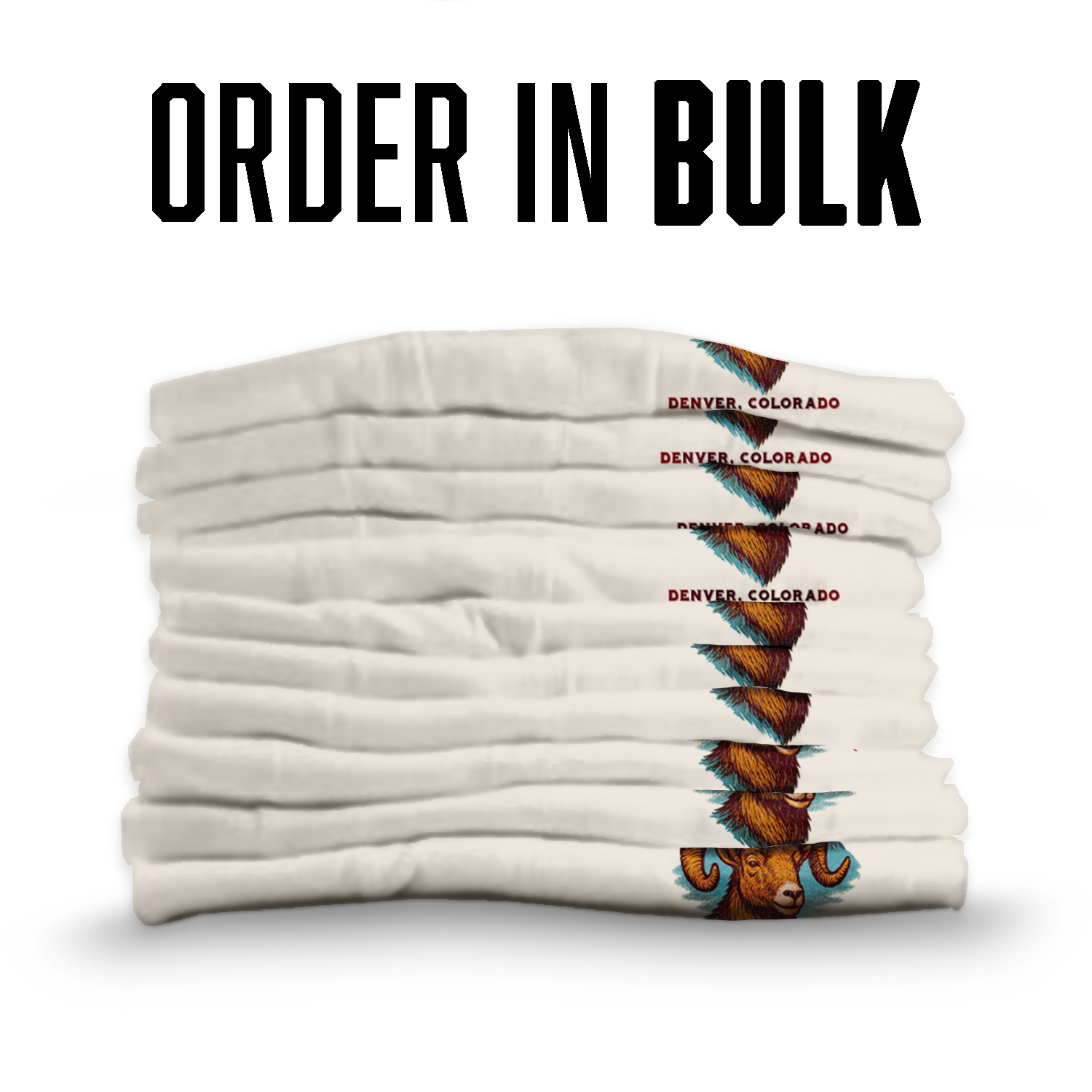 Denver Colorado T-Shirt | Rocky Mountain Ram Graphic Tee | Mile High City Souvenir Shirt | Where the Wild Meets the Mile High